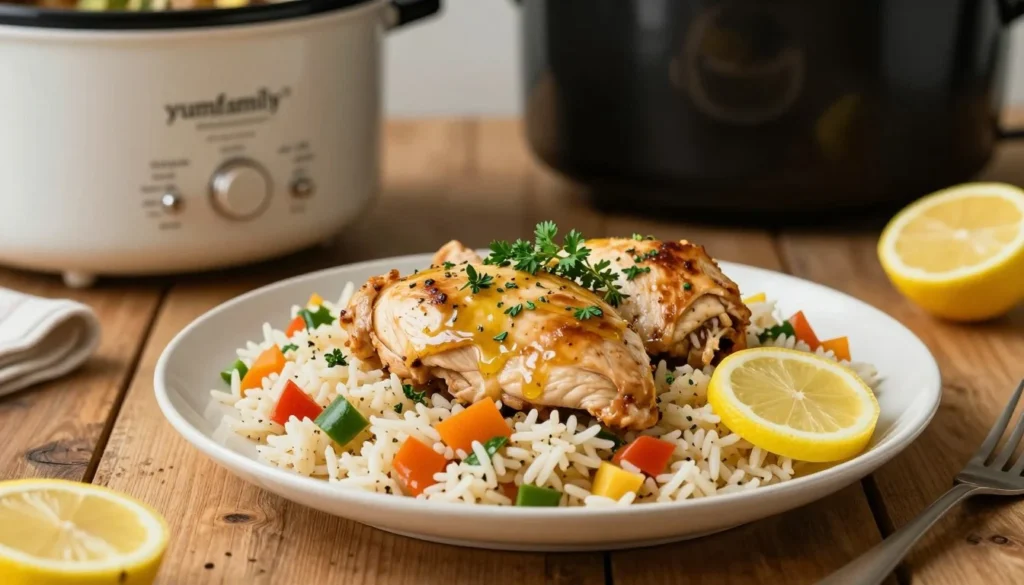 Lemon Herb Chicken and Rice