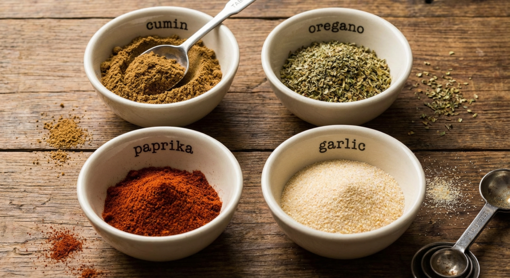 A bowl of homemade Louisiana remoulade sauce for a Cajun burger, showing its creamy texture and fresh ingredients.